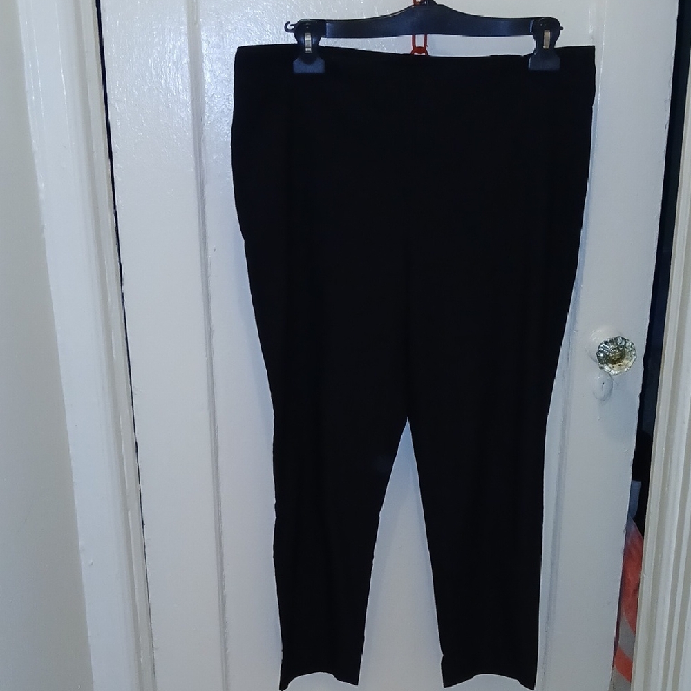 Black Stretch Ponte Pants WOMEN